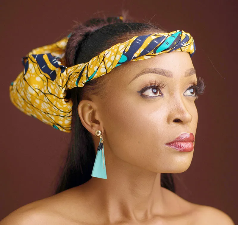 African Print Hanu Head Wrap