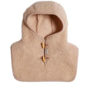 Alwero Cream Balaclava Button Hoodie