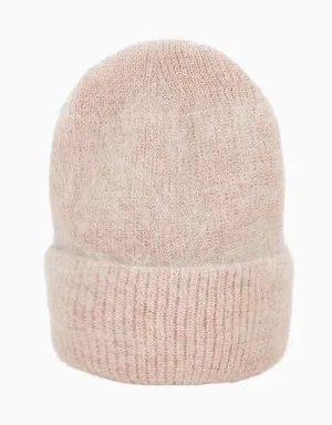 Angora Wool Beanie | Oatmeal