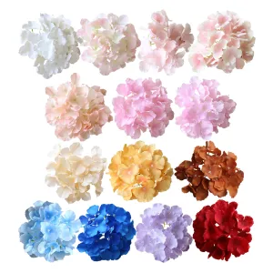 Artificial Silk Hydrange Flower Heads 7 inch