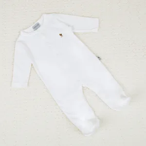 Baby Fawn Babygrow - White