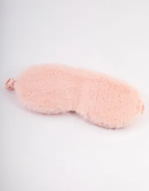 Blush Fluffy Eye Mask