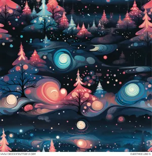 Christmas Land 8 Printed Vinyl Sheet/Wrap