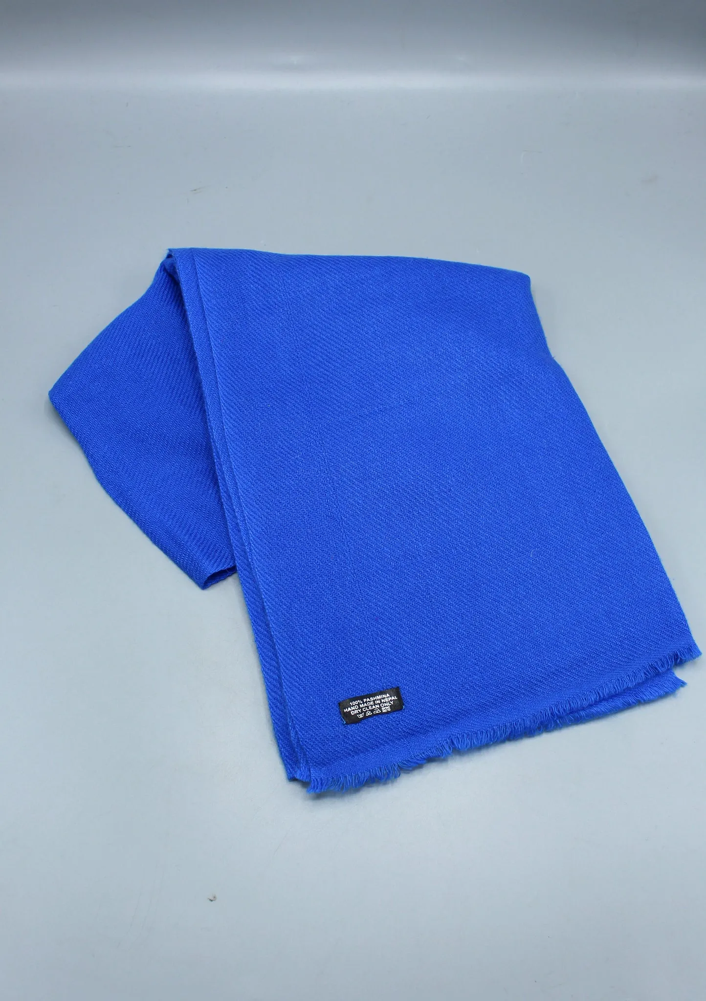 Cobalt Blue Pure Pashmina Shawl