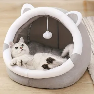 Cuddly Cat Cave Bed Keep Your Kitten Warm and Snug