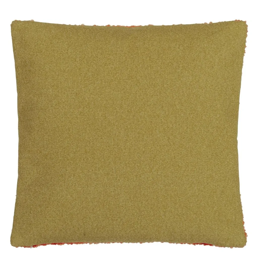 Designers Guild Cormo Persimmon Boucle Decorative Pillow