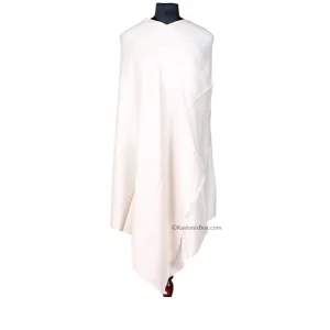 Elegant White Woolen Shawl