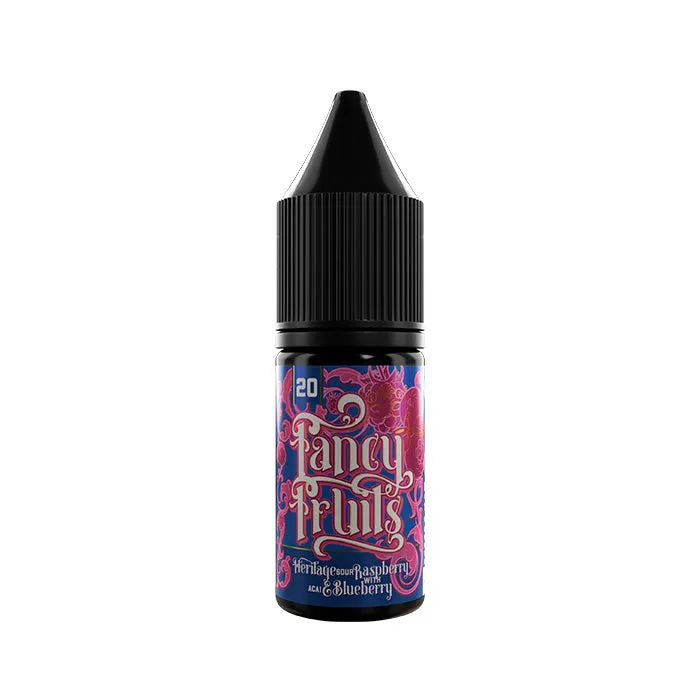 Fancy Fruits Heritage Sour Raspberry with Acai & Blueberry 10ml Nic Salt E-Liquid