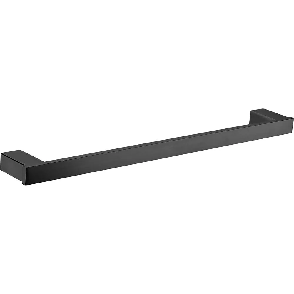 Fienza Koko Matte Black Towel Rail - Single 610