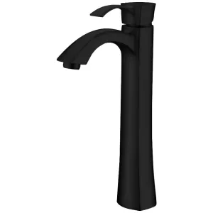 Harmony Vessel Bathroom Faucet in Matte Black