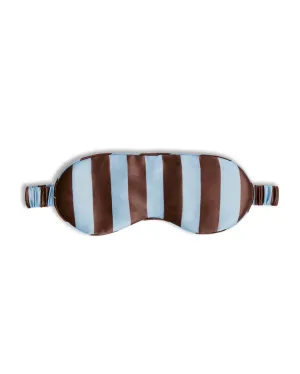 Hommey Silk Eyemask - Iced Chocolate Stripes