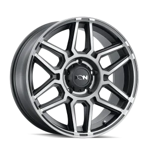 ION 146 | MATTE BLACK W/MACHINED DART TINT | 6x139.7 | 20x10 | -19mm