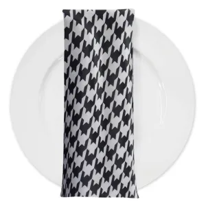 Lamour Print Table Napkin in Houndstooth