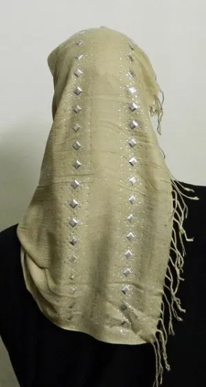 Maisa'a Shawl With Rhinestones and Studds