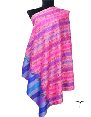 Multicoloured Embroidery Pashmina Shawl 6873