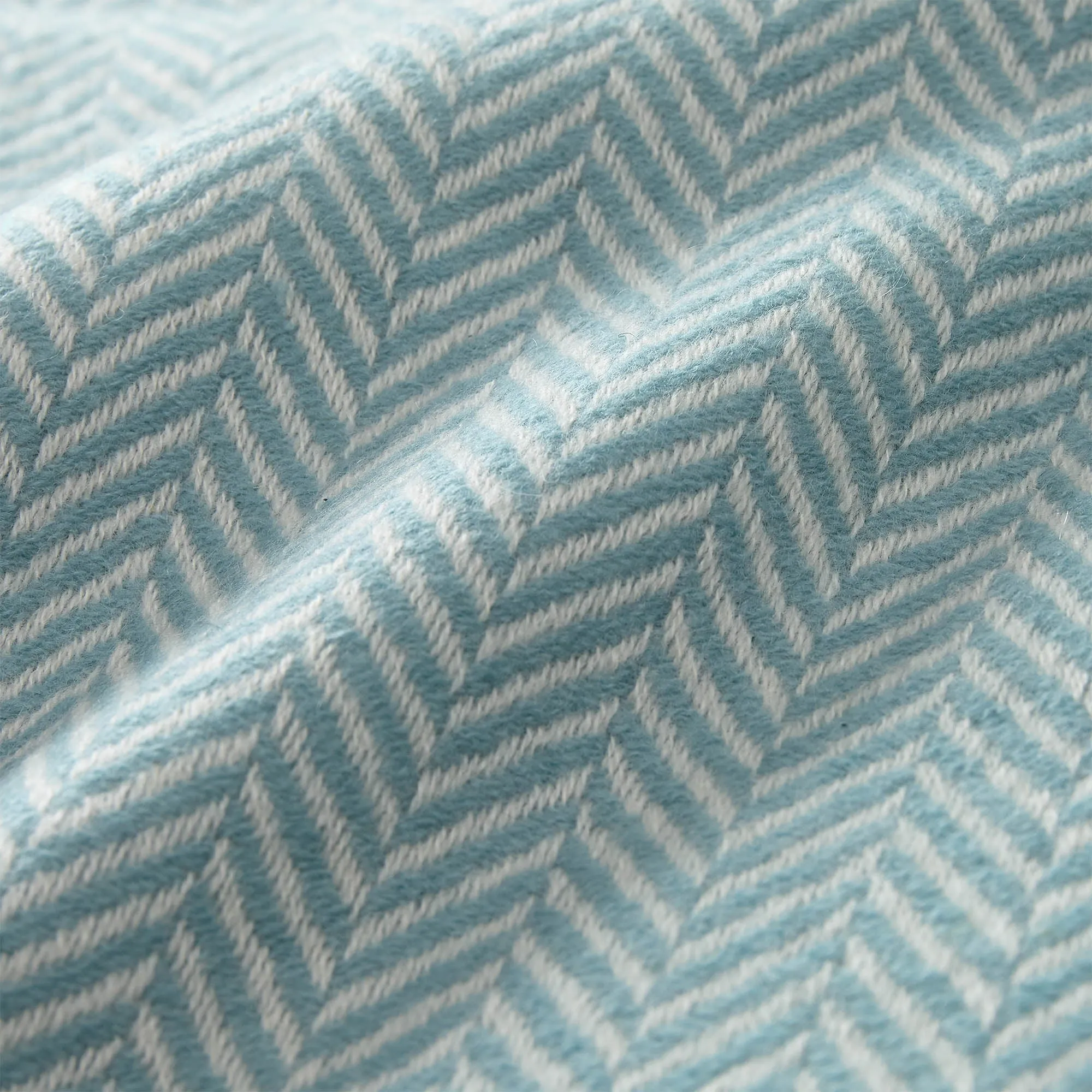 Nerva Cashmere Blanket [Mint/Cream]