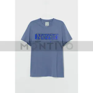 Never Lose Light Blue Graphic Tee