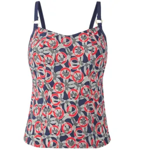 Panache Nancy U/W Tankini Top, Nautical Print