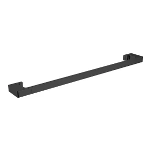 PEARL Single Towel Rail 600mm MATTE  BLACK 8024-MB