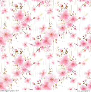 Pink Cherry Blossom 7 Printed Vinyl Sheet/Wrap