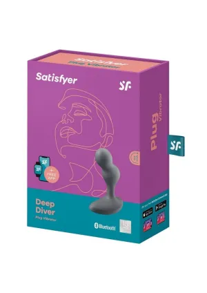 Satisfyer Deep Diver Silicone Vibrating Anal Plug