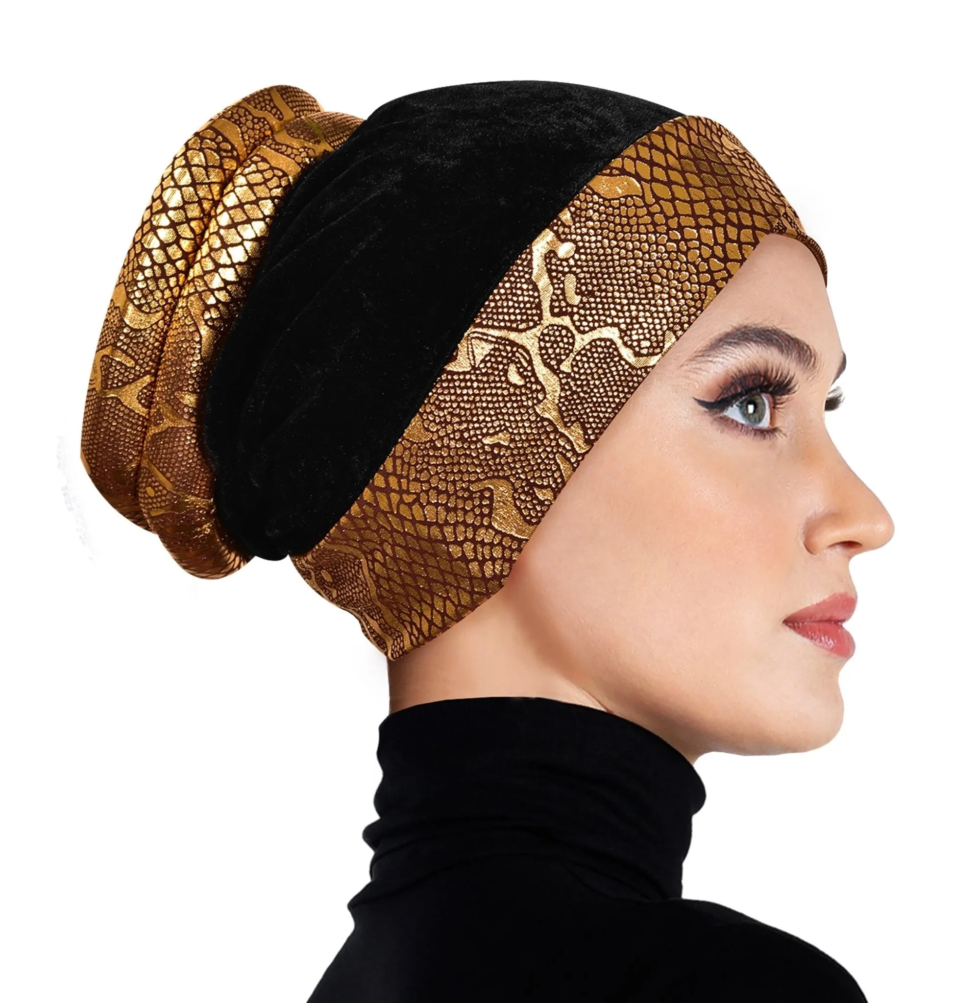 SMALL SIZE Wholesale Set of 6  Venetian Turban Hijab Caps