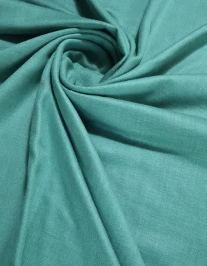 Teal Blue Plain Pashmina Shawl 5448