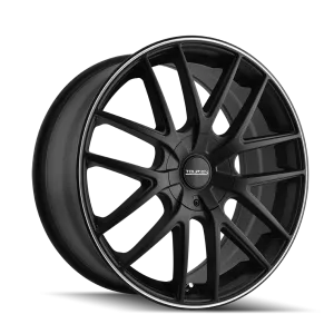 TOUREN 3260 | MATTE BLACK/MACHINED RING | 5x100 | 18x8 | 40mm